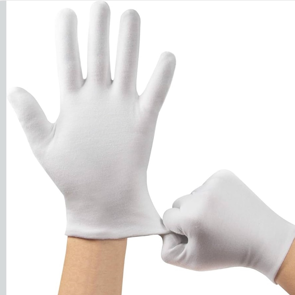 3 Pairs Cotton Gloves for Dry Hands Gloves Breathable Cloth New